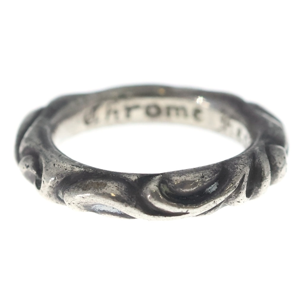 CHROME HEARTS(クロムハーツ) SCRL BAND スクロールバンド リング シルバー BCA351