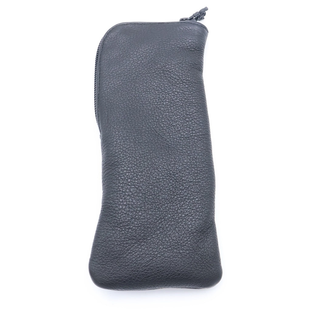 CHROME HEARTS(クロムハーツ) CASE アイウェアケース 眼鏡ケース レザー ブラック