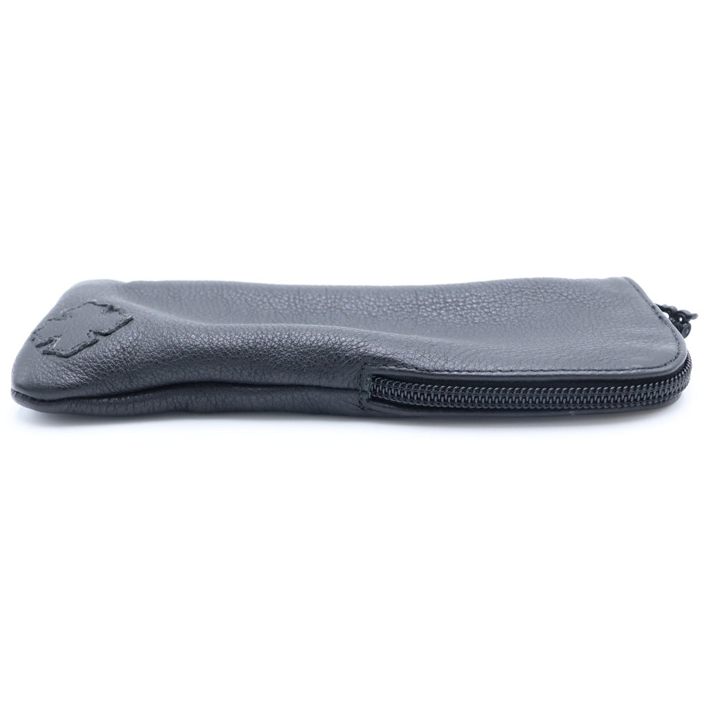 CHROME HEARTS(クロムハーツ) CASE アイウェアケース 眼鏡ケース レザー ブラック