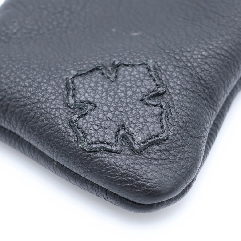 CHROME HEARTS(クロムハーツ) CASE アイウェアケース 眼鏡ケース レザー ブラック