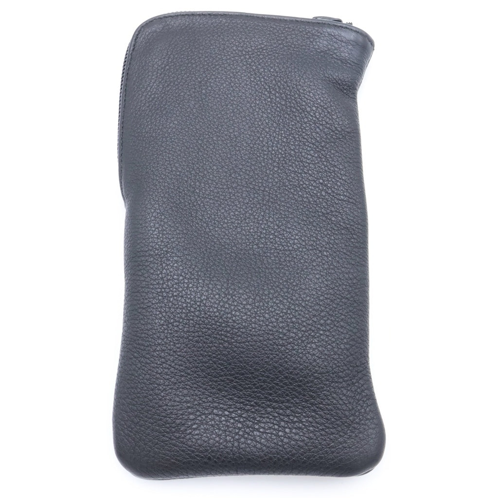 CHROME HEARTS(クロムハーツ) CASE アイウェアケース 眼鏡ケース レザー ブラック