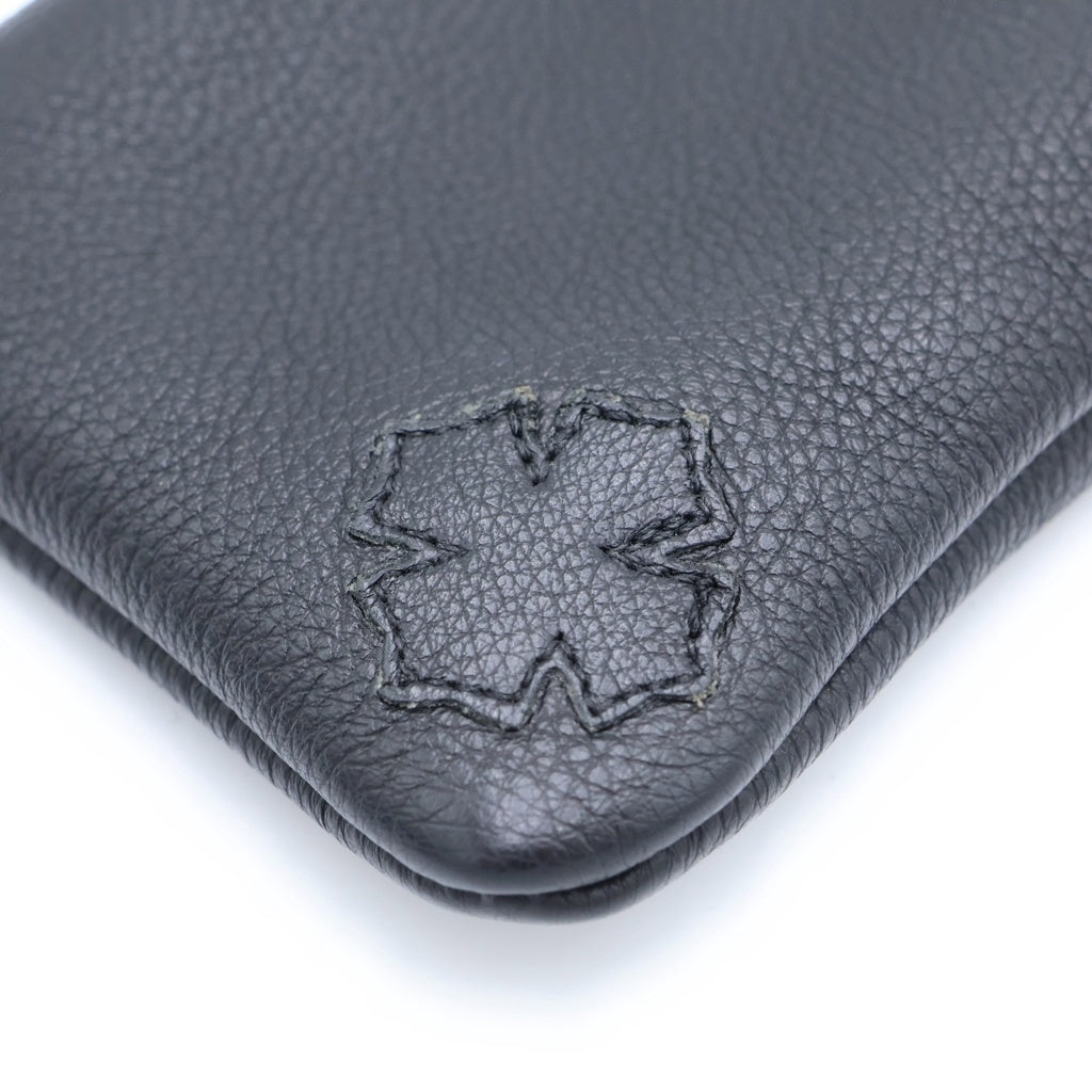 CHROME HEARTS(クロムハーツ) CASE アイウェアケース 眼鏡ケース レザー ブラック