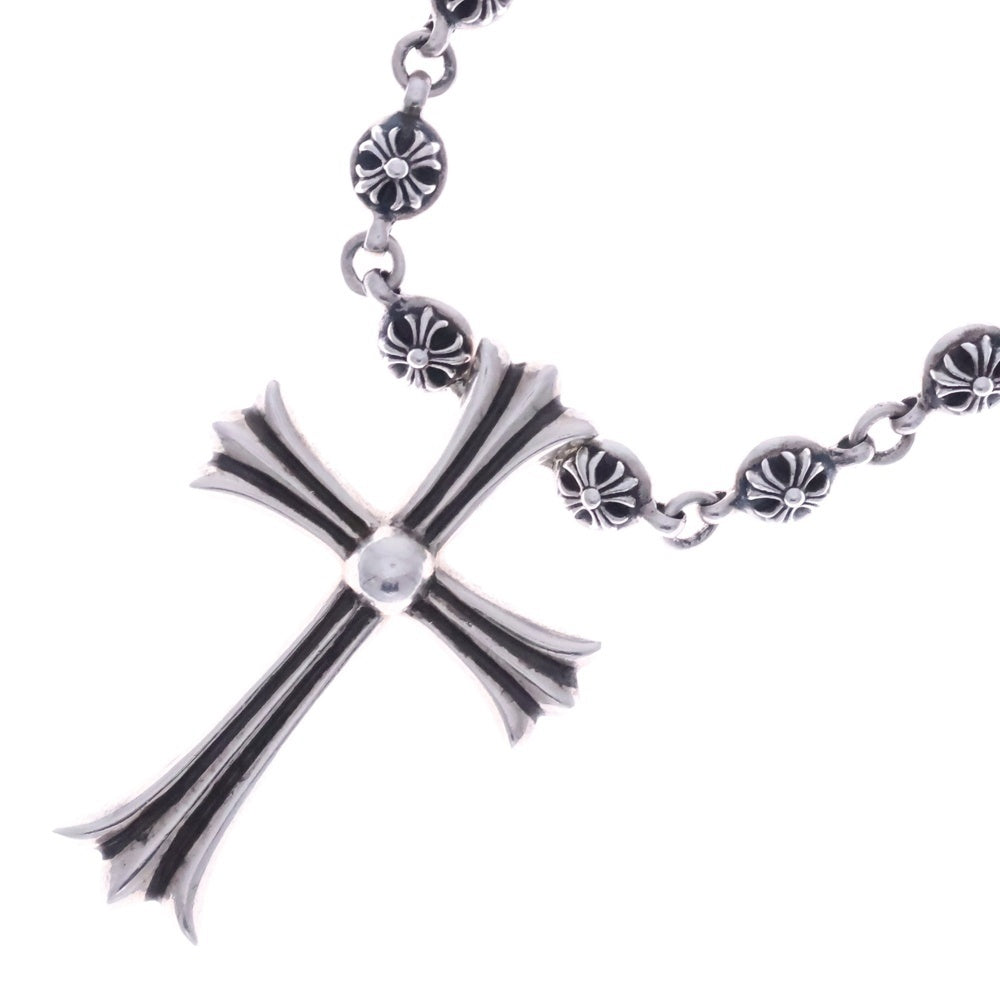 CHROME HEARTS(クロムハーツ) #1 CRSBL CHN LRG CH CRS クロスボールチェーンラージクロス シルバーネックレス