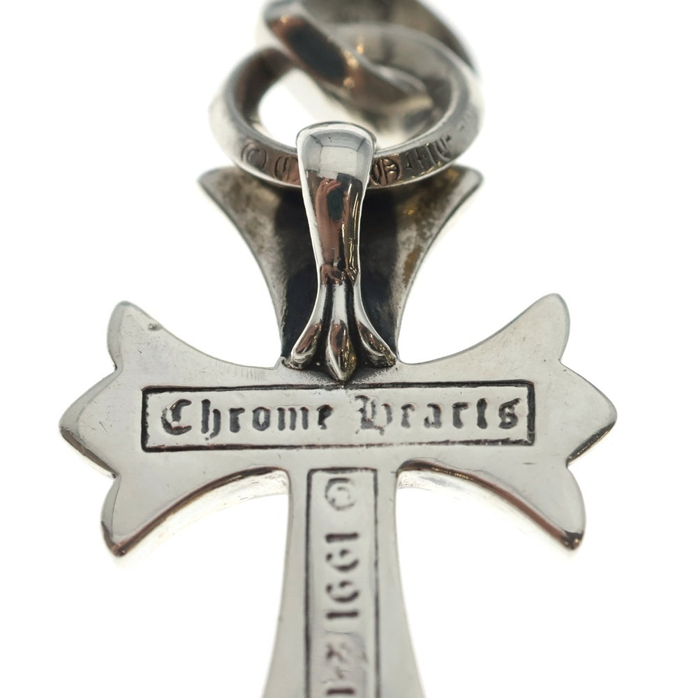 CHROME HEARTS(クロムハーツ) CH CRS SML W/BALE Wベイル スモールCHクロス ペンダントトップ シルバー BCA218