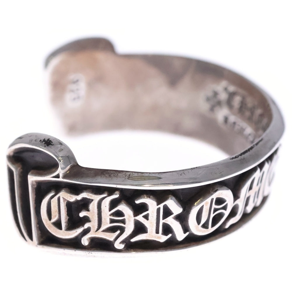 CHROME HEARTS(クロムハーツ) CH SCROLL LABEL スクロールラベルカフ シルバーブレスレット