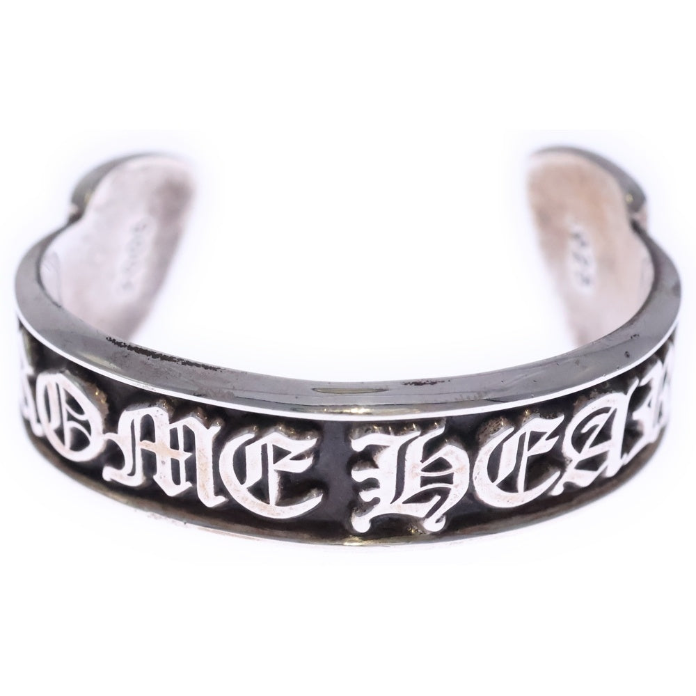 CHROME HEARTS(クロムハーツ) CH SCROLL LABEL スクロールラベルカフ シルバーブレスレット