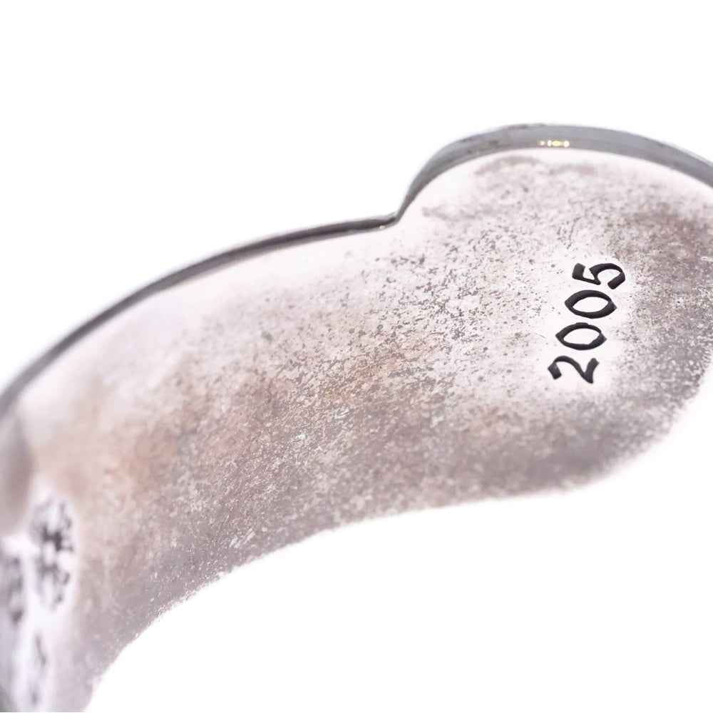 CHROME HEARTS(クロムハーツ) CH SCROLL LABEL スクロールラベルカフ シルバーブレスレット