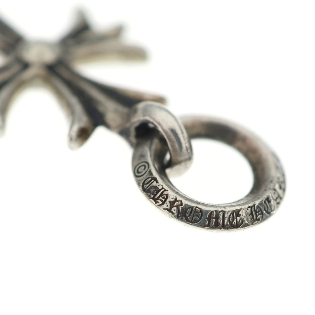 CHROME HEARTS(クロムハーツ) TINY CH CROSS タイニーCHクロス チャーム ネックレストップ シルバー BCA382