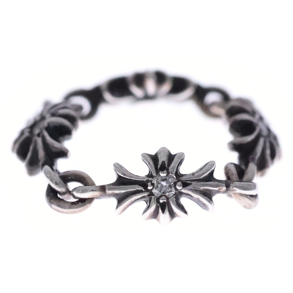 CHROME HEARTS(クロムハーツ) TNY E CH PLS DIA タイニーE CHプラス ダイヤ リング シルバー