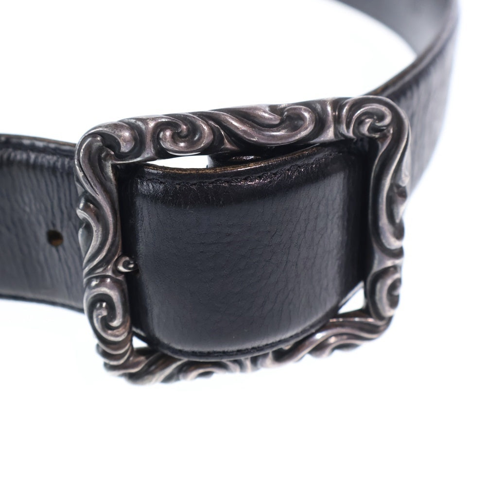 CHROME HEARTS(クロムハーツ) BLT SCRLREC レクタングルスクロール レザーベルト