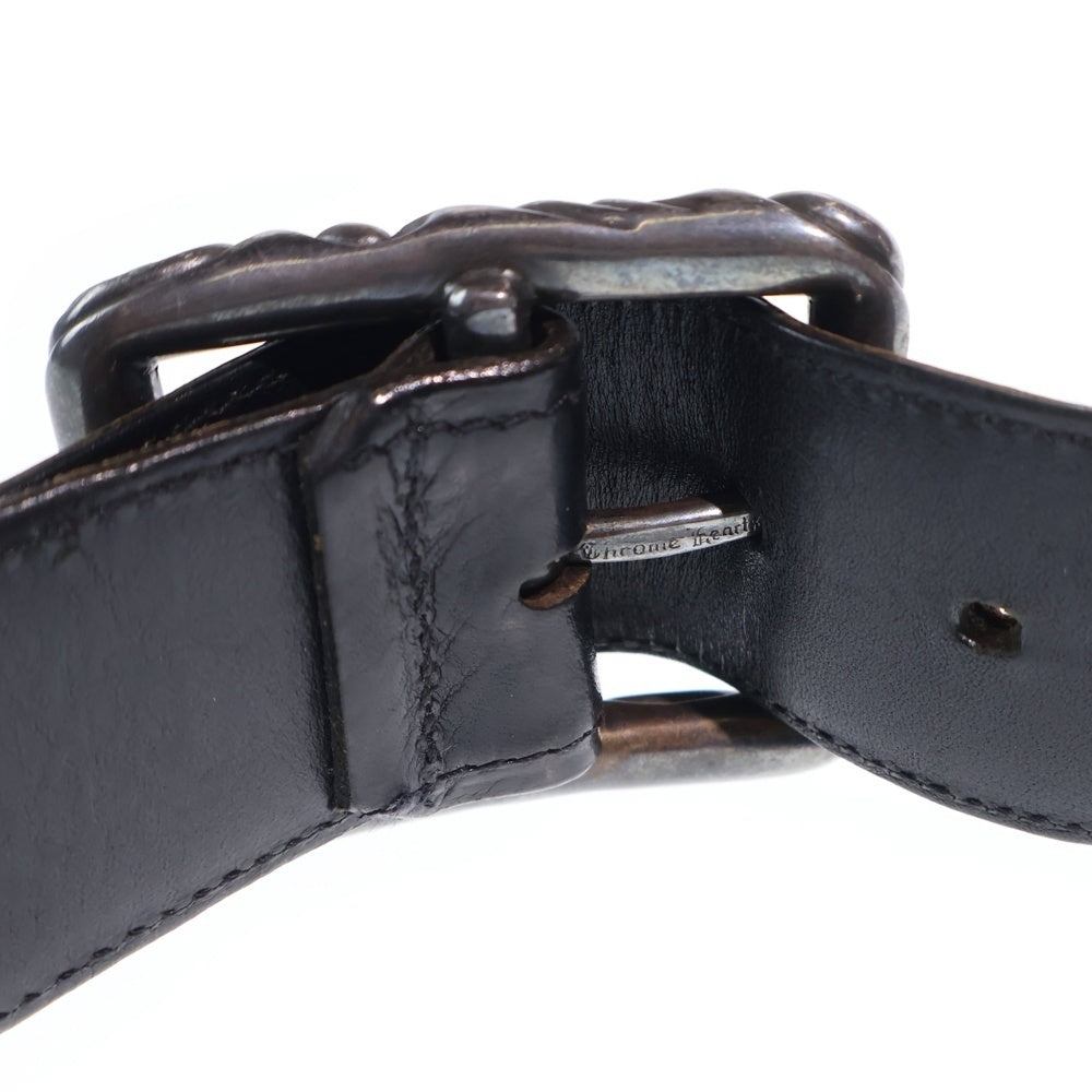 CHROME HEARTS(クロムハーツ) BLT SCRLREC レクタングルスクロール レザーベルト