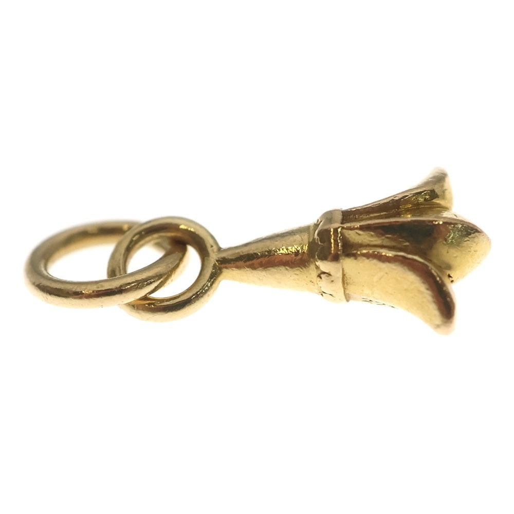 CHROME HEARTS(クロムハーツ) 22K CHRM CRSTAIL TNY クロステイル タイニーチャーム ネックレストップ ゴールド