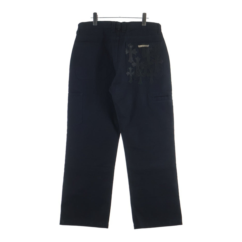 CHROME HEARTS(クロムハーツ) CARPENTER カーペンター バックポケットセメタリーパッチロングパンツ ブラック