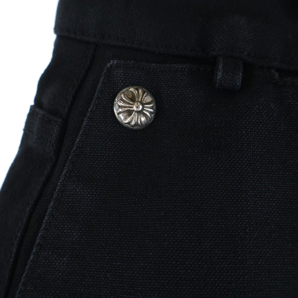 CHROME HEARTS(クロムハーツ) CARPENTER カーペンター バックポケットセメタリーパッチロングパンツ ブラック