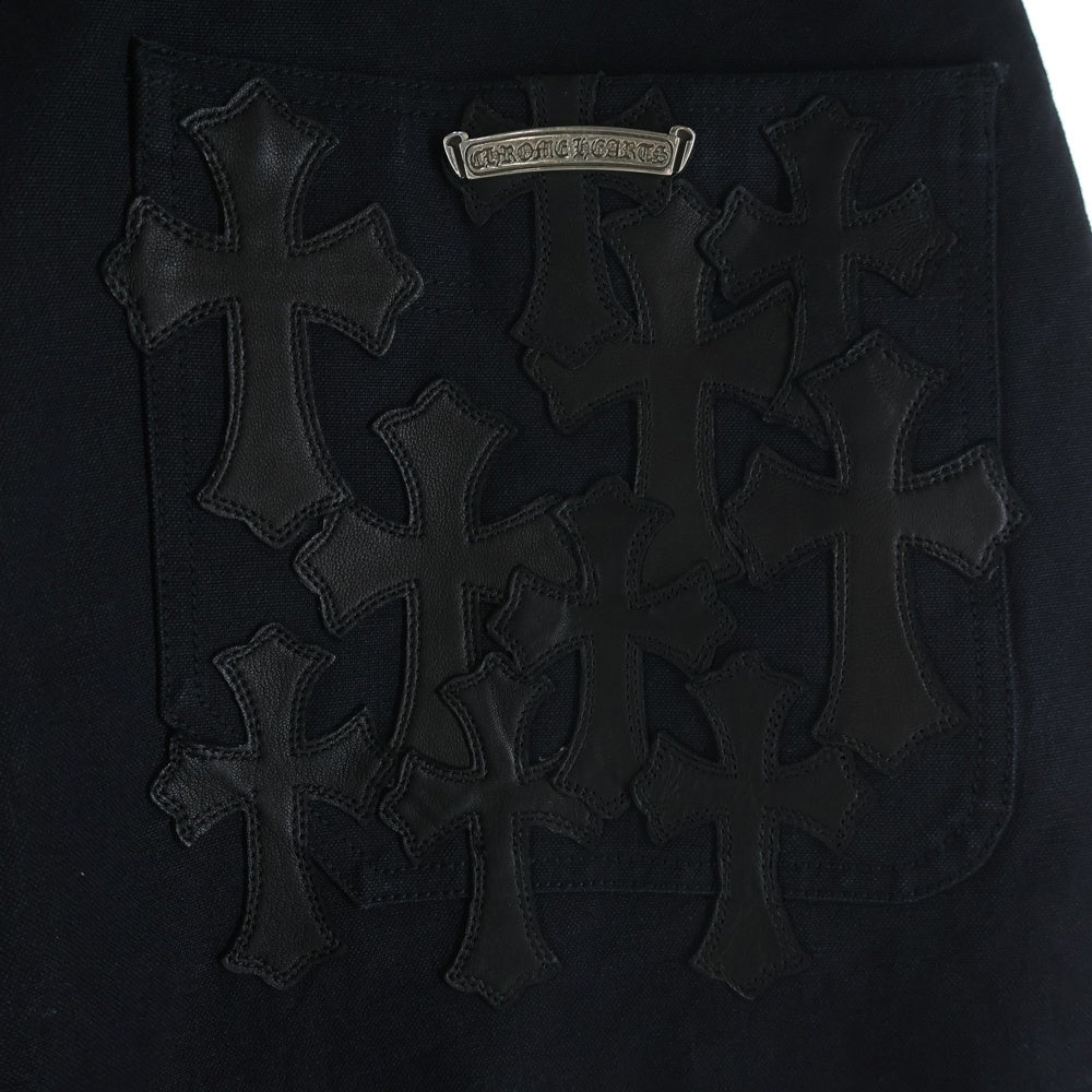 CHROME HEARTS(クロムハーツ) CARPENTER カーペンター バックポケットセメタリーパッチロングパンツ ブラック