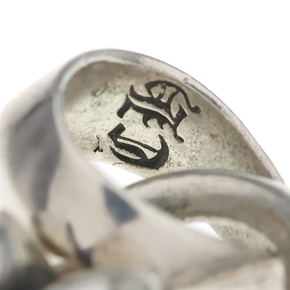 CHROME HEARTS(クロムハーツ) CH CRS SML W/BALE Wベイル スモールCHクロス ペンダントトップ シルバー BCA218