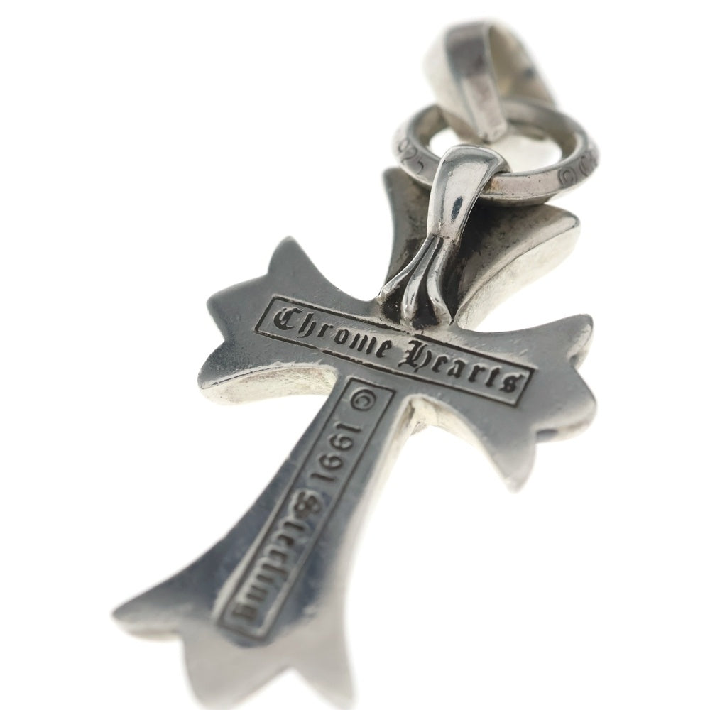 CHROME HEARTS(クロムハーツ) CH CRS SML W/BALE Wベイル スモールCHクロス ペンダントトップ シルバー BCA218