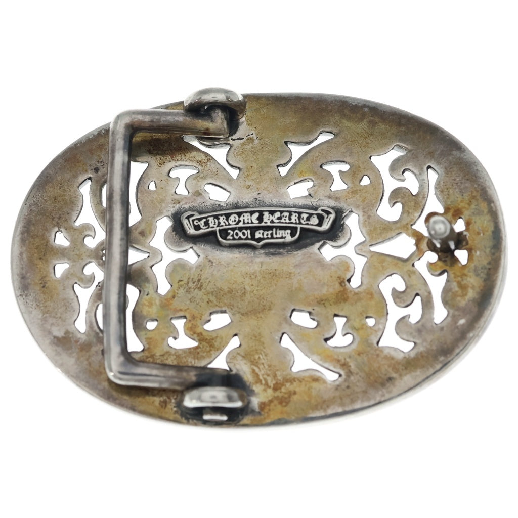 CHROME HEARTS クロムハーツ OLD BUCKL OVAL STAR1.5 オールド 1.5クラシックオーバルスター シルバーバックル - CHROME HEARTS(クロムハーツ) OLD BUCKL OVAL STAR1.5 オールド 1.5