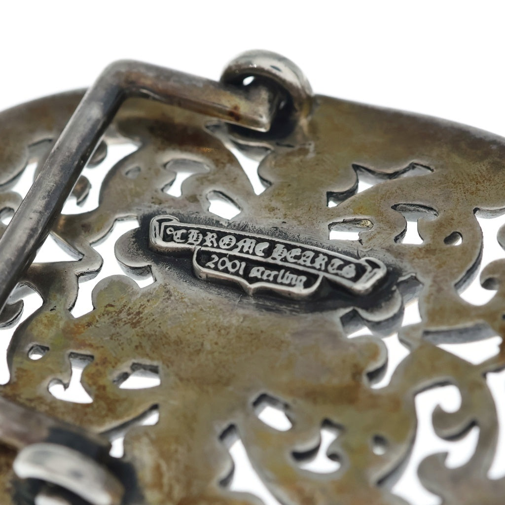 CHROME HEARTS クロムハーツ OLD BUCKL OVAL STAR1.5 オールド 1.5クラシックオーバルスター シルバーバックル - CHROME HEARTS(クロムハーツ) OLD BUCKL OVAL STAR1.5 オールド 1.5