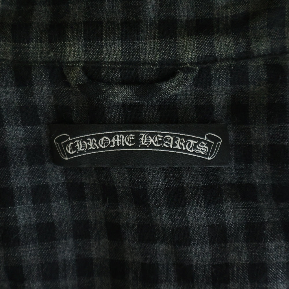 CHROME HEARTS(クロムハーツ) LOOSEENDS/ルーズエンド クロスボールボタンチェック長袖シャツ