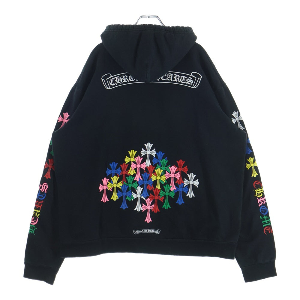 CHROME HEARTS(クロムハーツ) MLTCOL CEM CRS HD PLVR マルチカラーセメタリークロスプリントプルオーバーパーカー