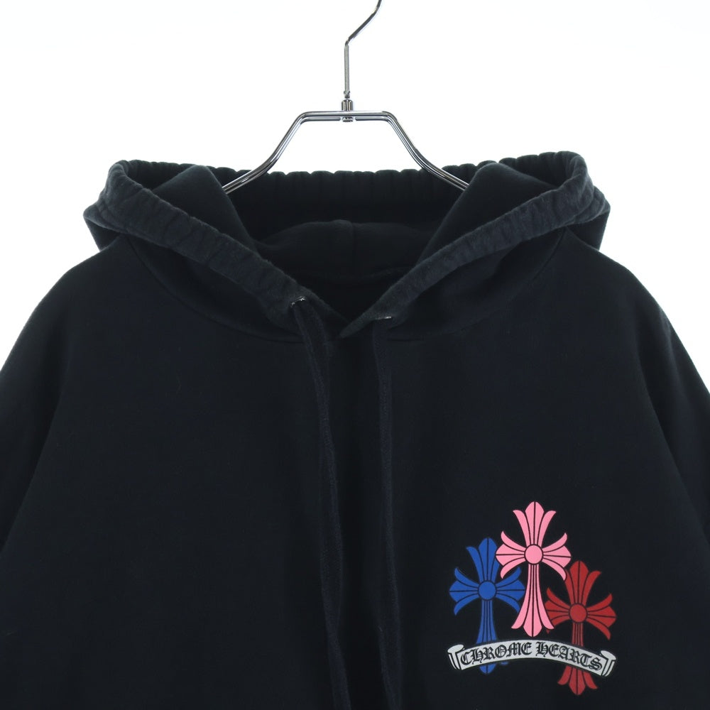 CHROME HEARTS(クロムハーツ) MLTCOL CEM CRS HD PLVR マルチカラーセメタリークロスプリントプルオーバーパーカー