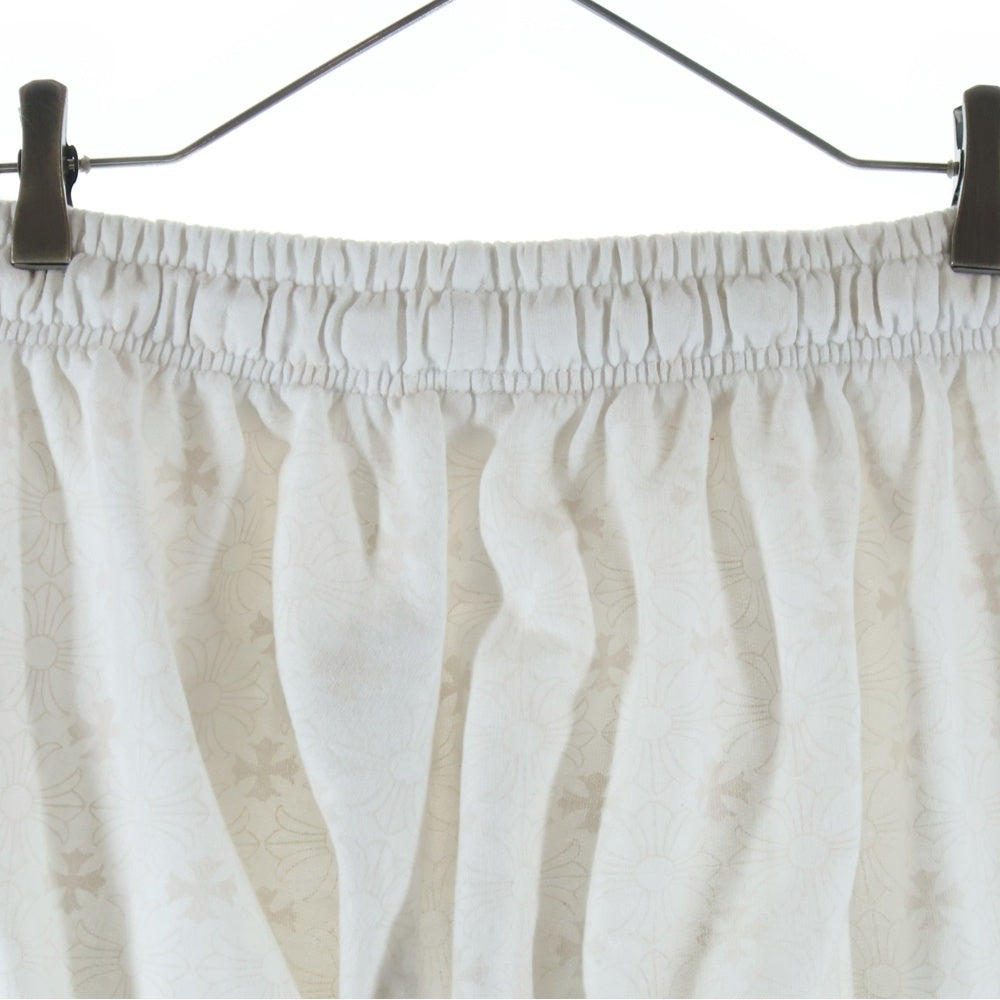 CHROME HEARTS(クロムハーツ) SWEAT PANTS CHプラス総柄 ホースシュープリント スウェットパンツ ホワイト