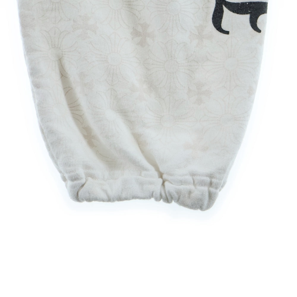 CHROME HEARTS(クロムハーツ) SWEAT PANTS CHプラス総柄 ホースシュープリント スウェットパンツ ホワイト