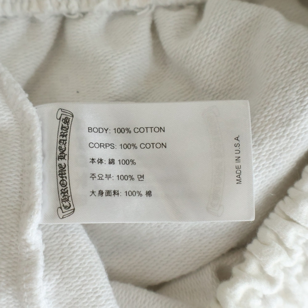 CHROME HEARTS(クロムハーツ) SWEAT PANTS CHプラス総柄 ホースシュープリント スウェットパンツ ホワイト