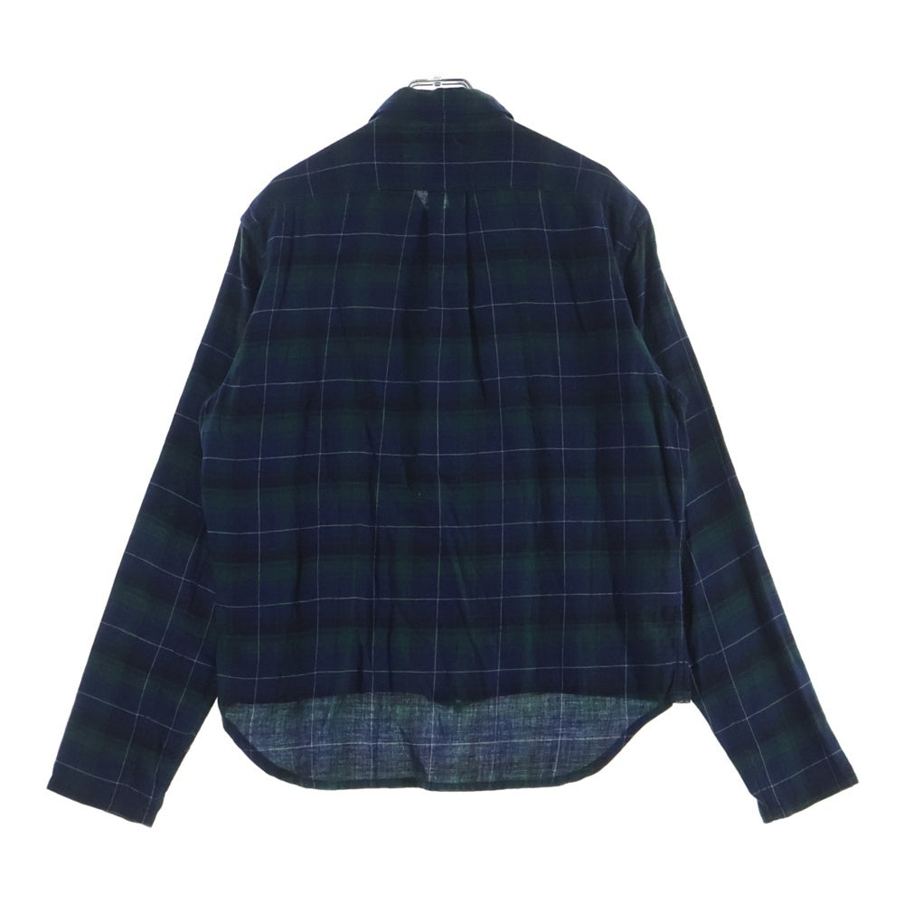 CHROME HEARTS(クロムハーツ) Y NOT HEYWOOD ダガージップアップフランネルチェック長袖シャツ