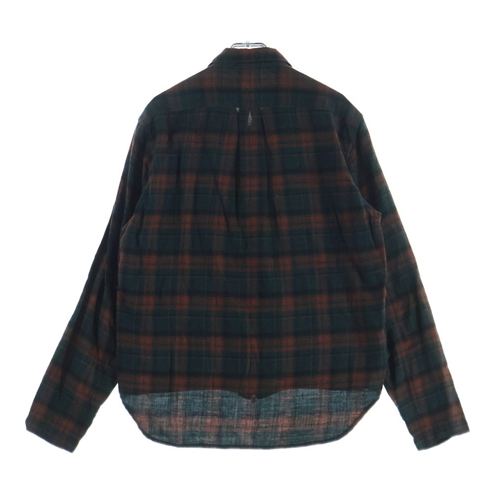CHROME HEARTS(クロムハーツ) Y NOT HEYWOOD ダガージップアップフランネルチェック長袖シャツ
