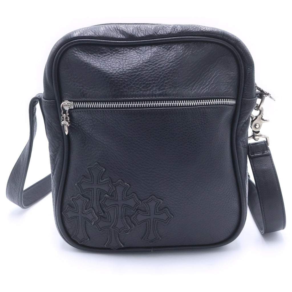 CHROME HEARTS(クロムハーツ) TAKA BAG タカバッグ セメタリークロスパッチレザーショルダーバッグ