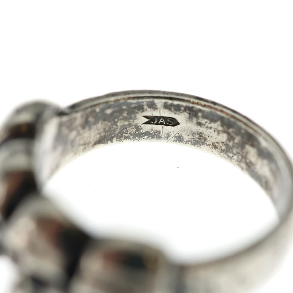 CRAZY PIG(クレイジーピッグ) 4 SKULL RING 4スカル リング シルバー