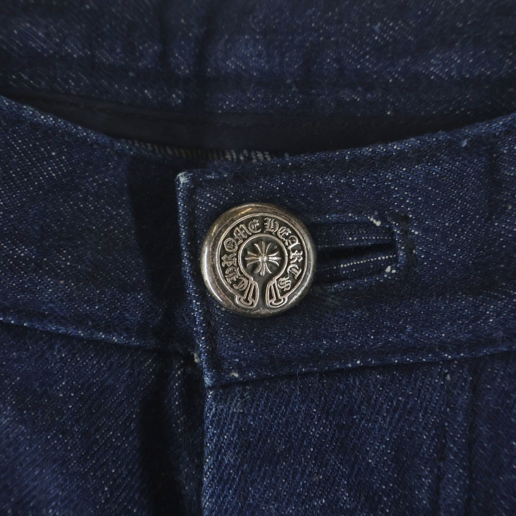 CHROME HEARTS(クロムハーツ) OLD DNM PANTS オールド クロスボタン フライデニムパンツ インディゴ