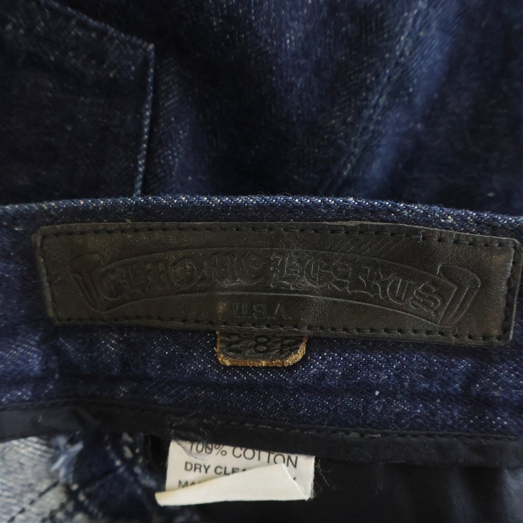 CHROME HEARTS(クロムハーツ) OLD DNM PANTS オールド クロスボタン フライデニムパンツ インディゴ