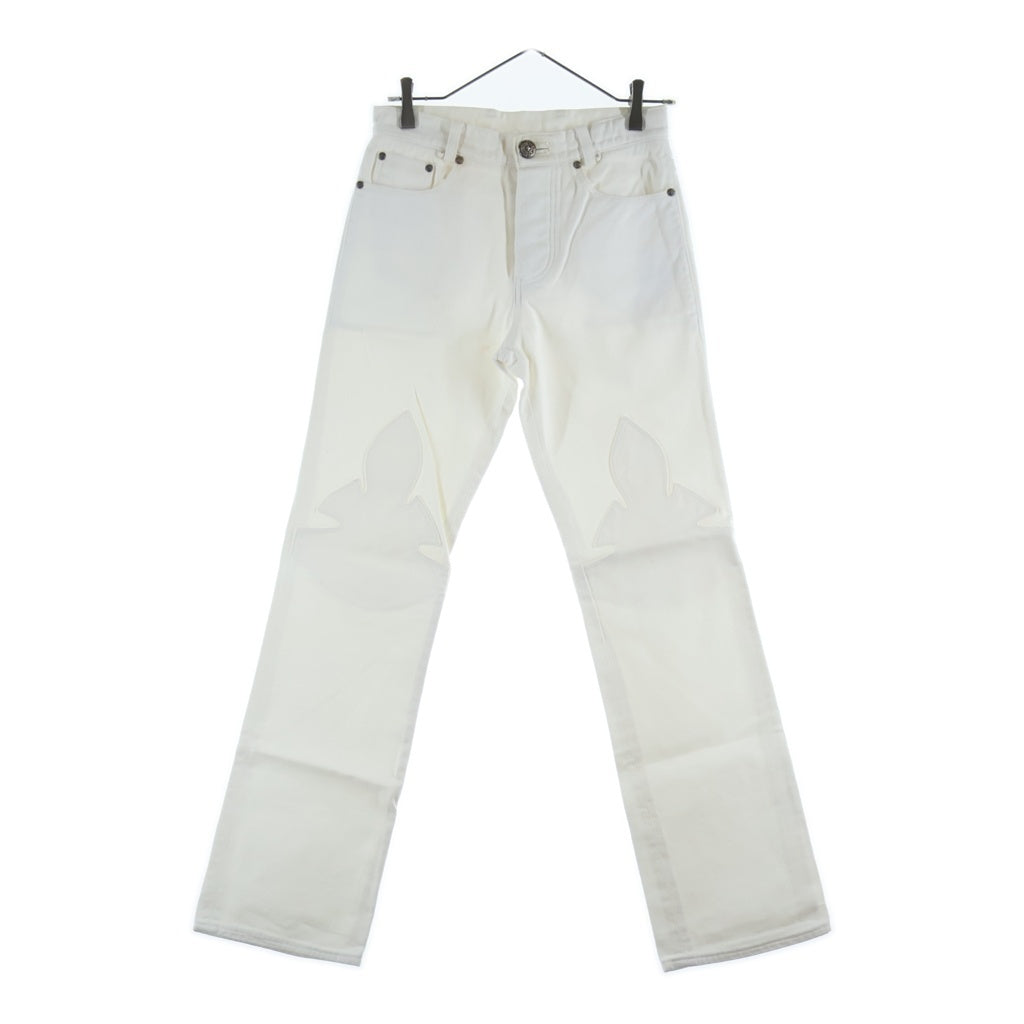 CHROME HEARTS(クロムハーツ) OLD JEAN SL FLEURKNEE フレアニーデニムパンツ