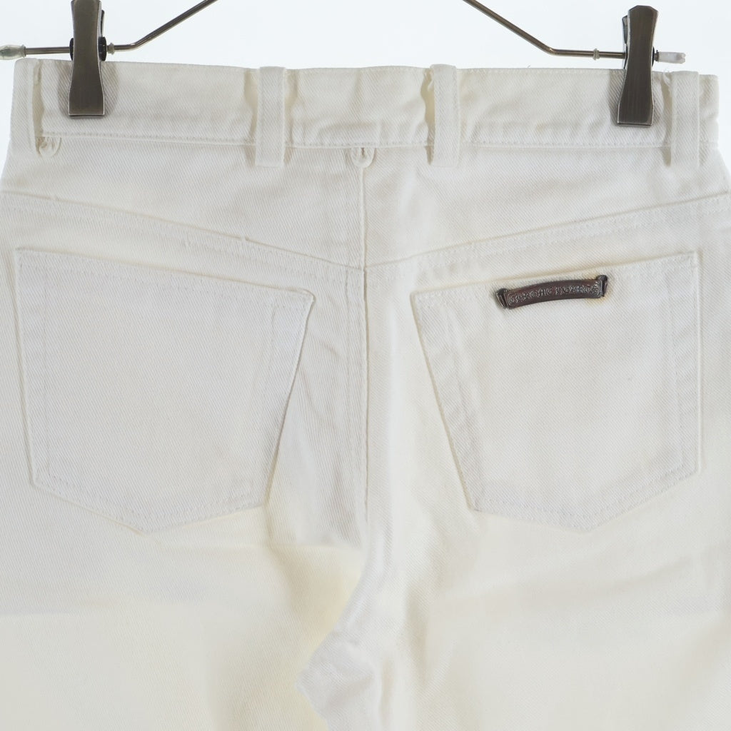 CHROME HEARTS(クロムハーツ) OLD JEAN SL FLEURKNEE フレアニーデニムパンツ