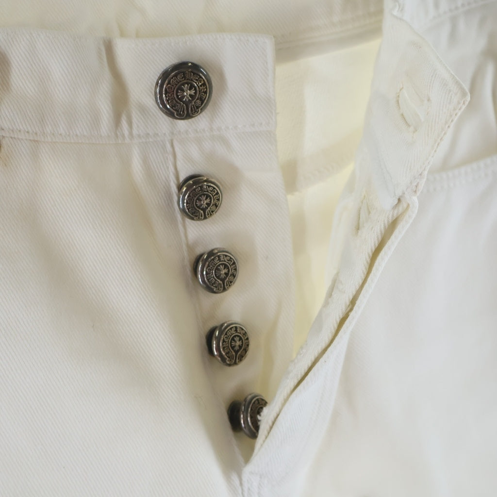 CHROME HEARTS(クロムハーツ) OLD JEAN SL FLEURKNEE フレアニーデニム