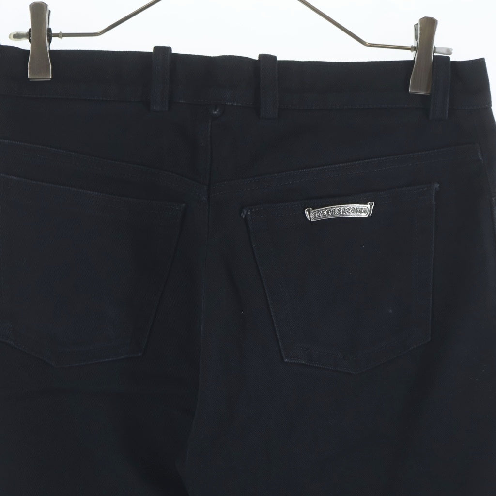 CHROME HEARTS(クロムハーツ) OLD FLEURKNEE DNM PANTS オールド フレアニー デニムパンツ ブラック