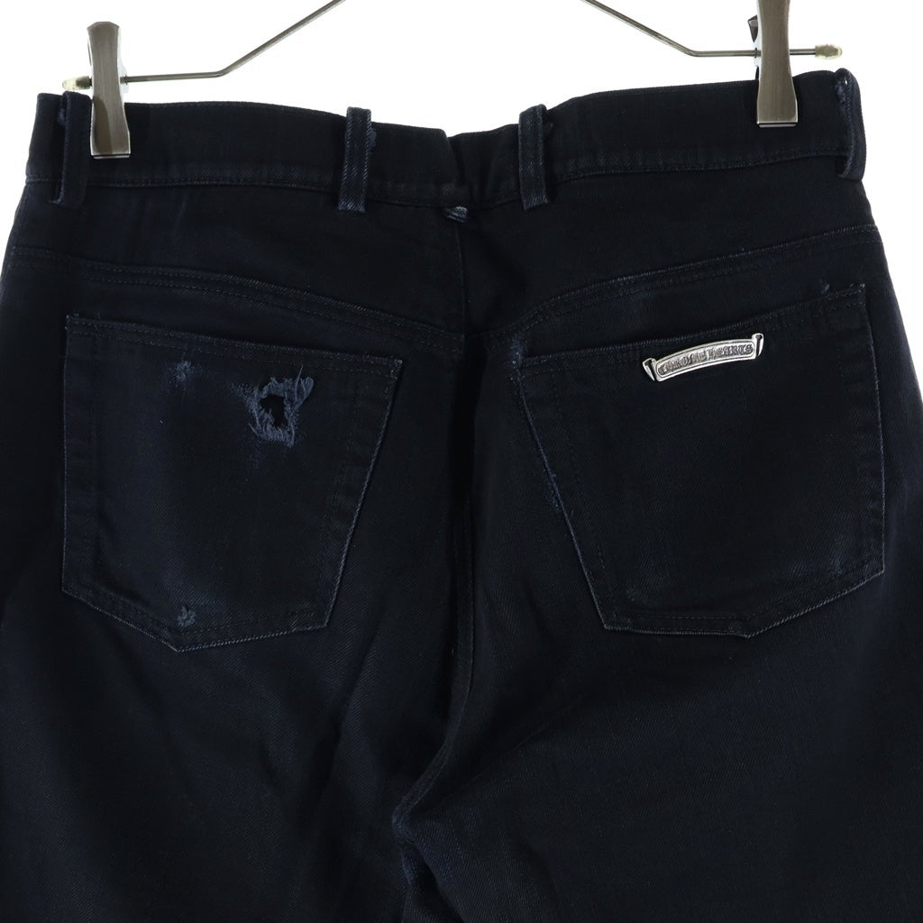 CHROME HEARTS(クロムハーツ) OLD JEAN SL FLEURKNEE フレアニーデニムパンツ