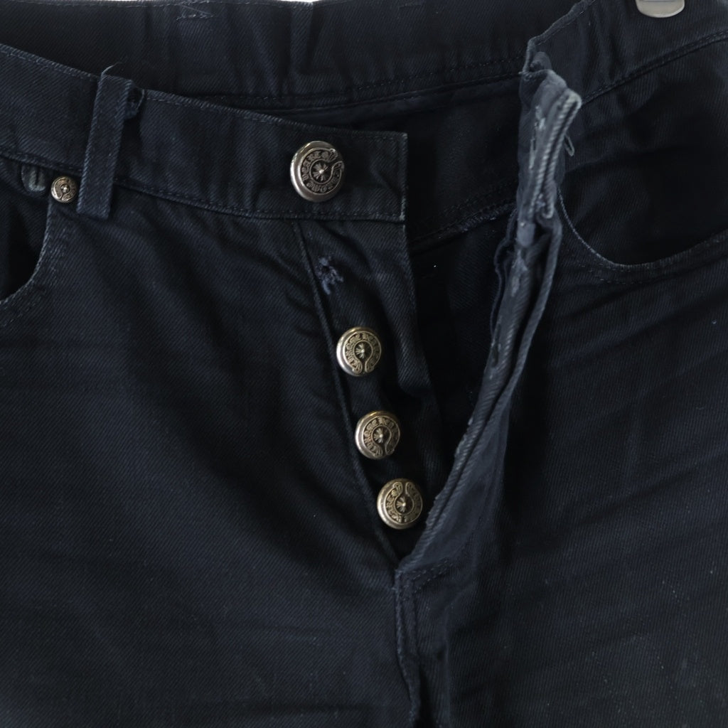 CHROME HEARTS(クロムハーツ) OLD JEAN SL FLEURKNEE フレアニーデニム