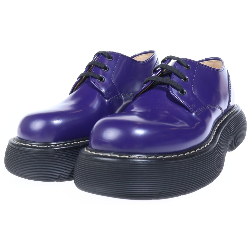 BOTTEGA VENETA(ボッテガヴェネタ) The Bounce Swell Lace Up Shoe ザ バウンス スウェル レースアップ ダービー ドレスシューズ パープル レディース