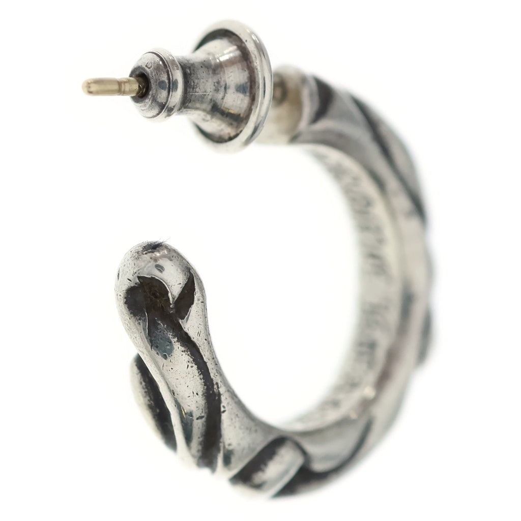 CHROME HEARTS(クロムハーツ) HOOP SCROOL スクロール フープピアス シルバー BCA102