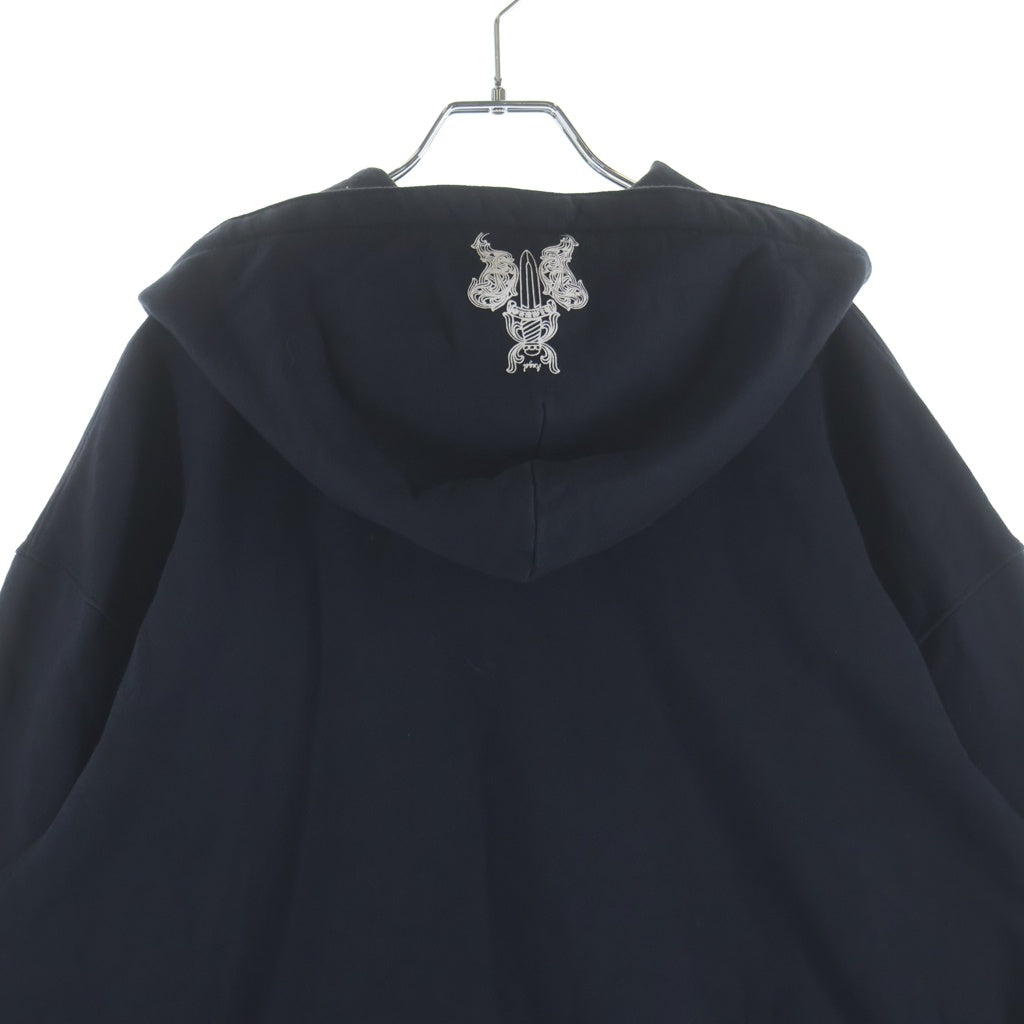 CHROME HEARTS(クロムハーツ) ×KYOSUKE HIMURO OLD SWTSHRT HD ZIP 氷室京介 アーチロゴジップアップパーカー