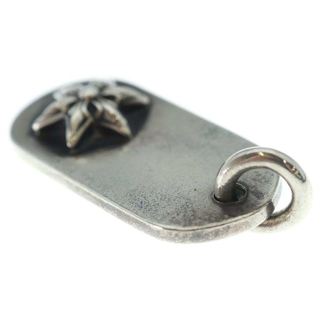 CHROME HEARTS(クロムハーツ) RAISED STAR DOGTAG レイズドスタードッグタグ シルバーネックレストップ