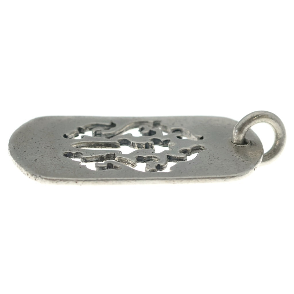 CHROME HEARTS(クロムハーツ) D TAG LRG DAGGER ヴァインダガーカットアウトドッグタグ ラージ ペンダントトップ シルバー BCA240