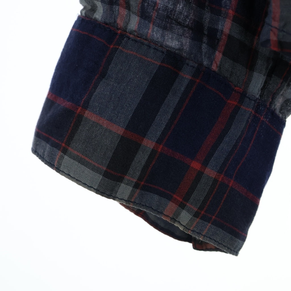 CHROME HEARTS(クロムハーツ) LOOSEENDS LS ルーズエンド チェック柄BSフレアボタン長袖シャツ