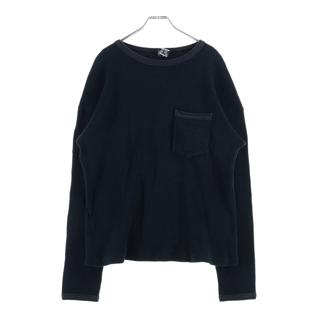 CHROME HEARTS(クロムハーツ) OLD オールド ヴァインダガー刺繍 サーマル 長袖Tシャツ ネイビー