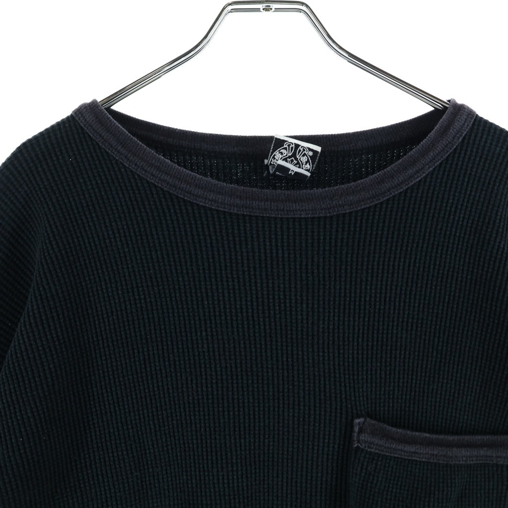 CHROME HEARTS(クロムハーツ) OLD オールド ヴァインダガー刺繍 サーマル 長袖Tシャツ ネイビー