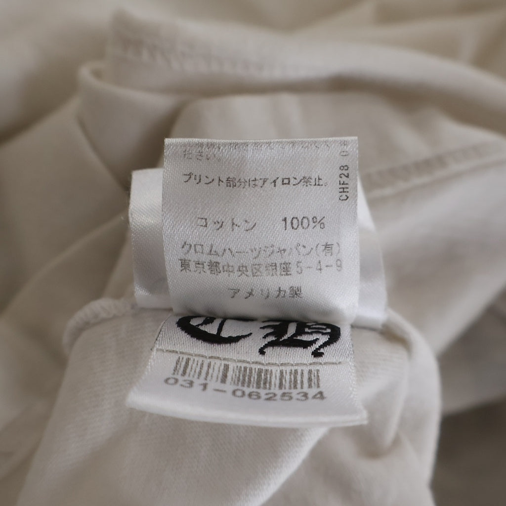 CHROME HEARTS(クロムハーツ) Multi Color Horseshoe L/S T-shirt マルチカラー ホースシュー クルーネック長袖Tシャツカットソー ブラック